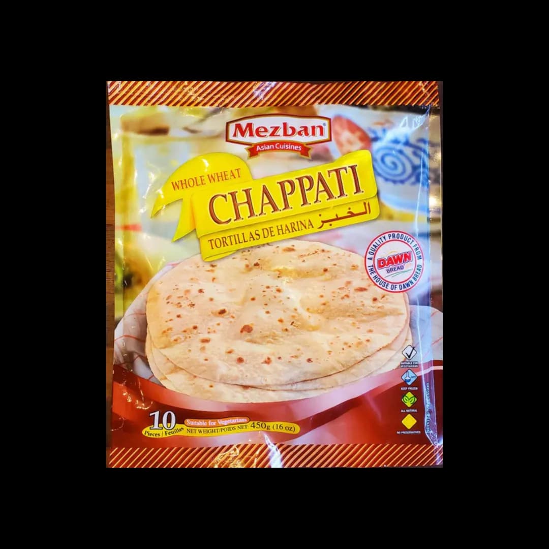 Mezban Whole Wheat Chappati buy online USA