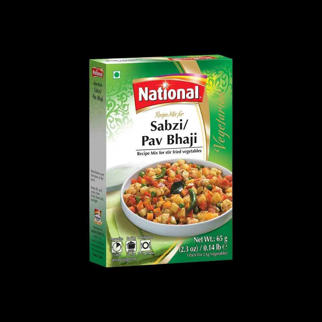 National Foods Sabzi/Pav Bhaji Recipe Mix buy online USA