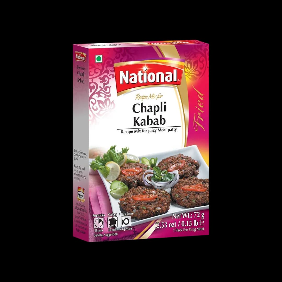 National Chapli Kabab Recipe Mix buy online USA